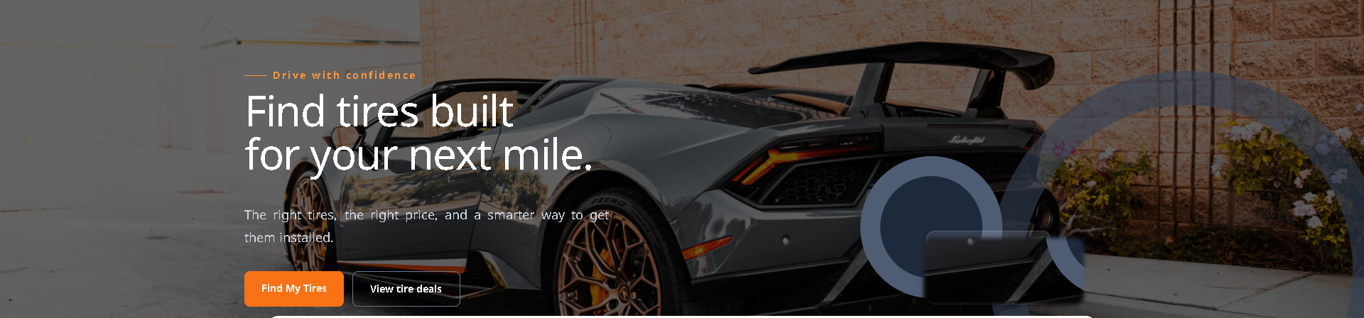 Drive with confidence. Find tires built for your next mile.